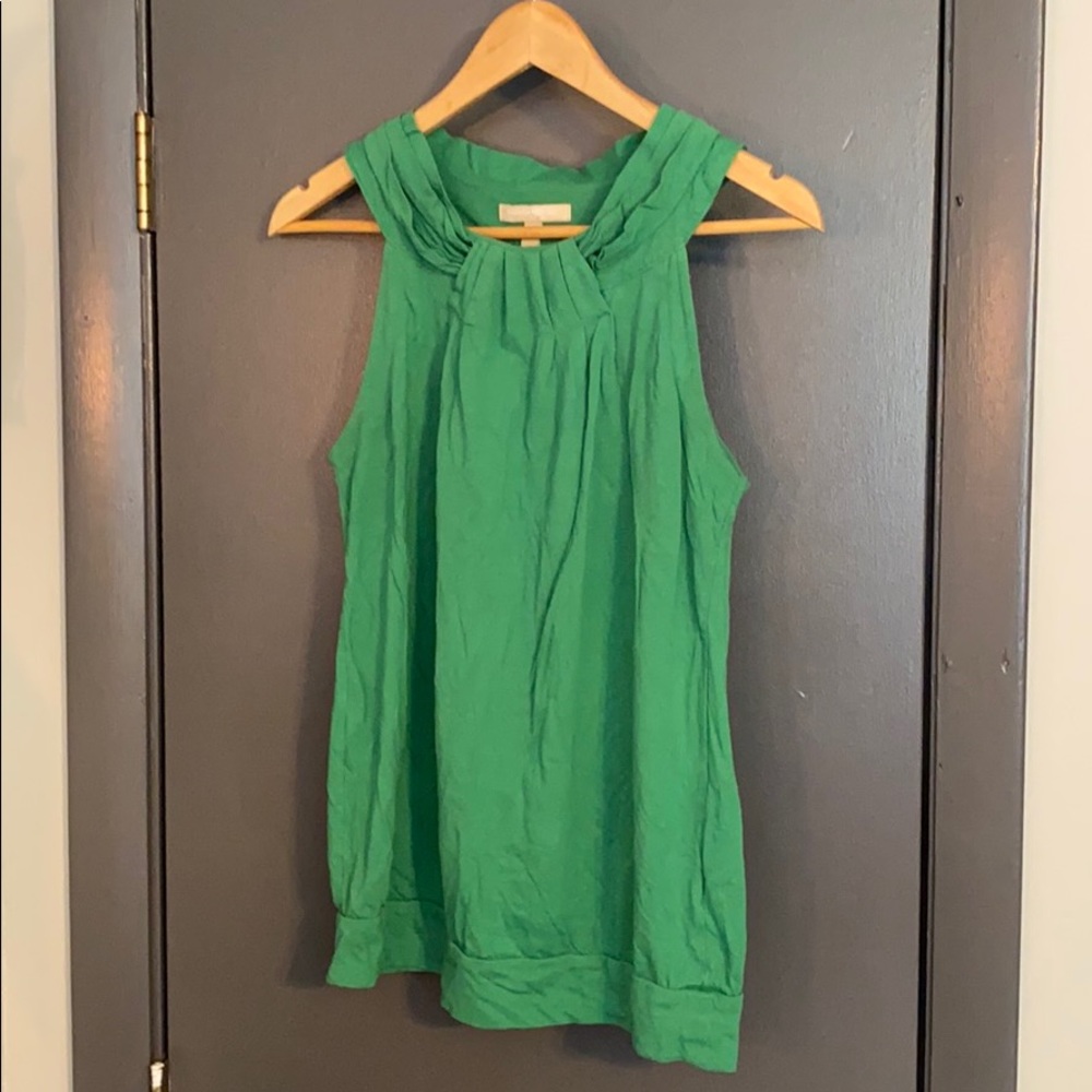 Sleeveless cotton blouse